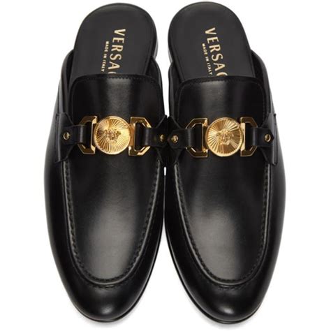 versace men loafer medusa|versace slip on.